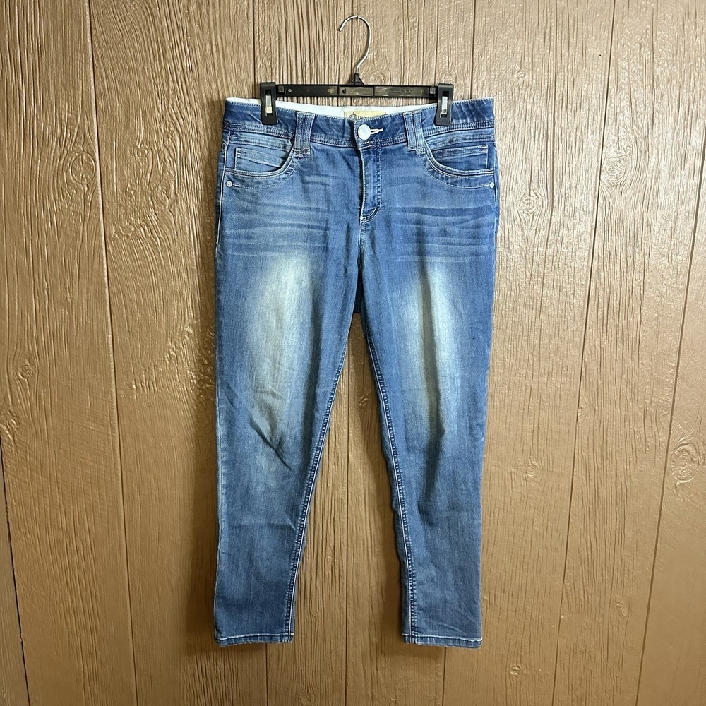 Democracy Jeans Women's Ab Solution Stretch‎ Distressed Skinny Jeans Size 10